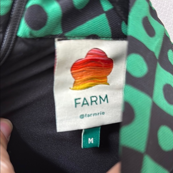 Green Mesh Floral Dress Farm Rio - Picture 4 of 6